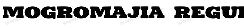 MOGRomajiA Regular字体转换